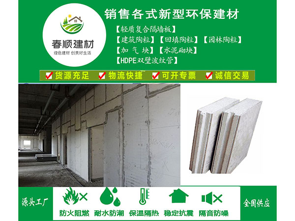 GRC板，ALC板與輕質(zhì)復(fù)合隔墻板批發(fā)